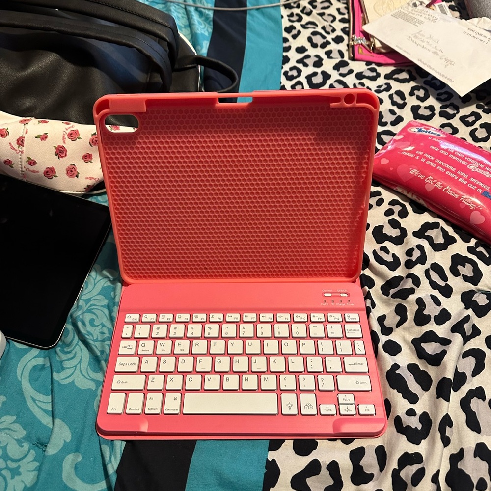 Pink Tablet Keyboard Case
